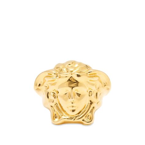 medusa head ring versace